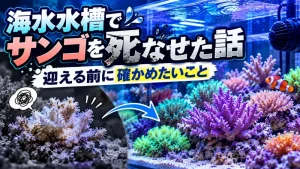 海水水槽でサンゴを死なせた話。迎える前に確かめたいこと
